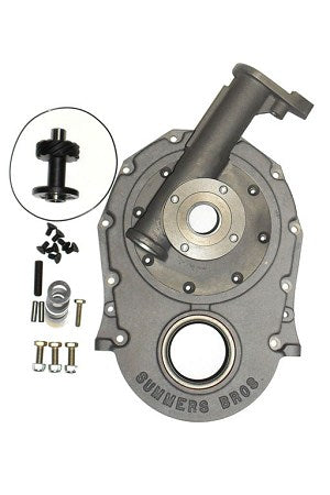 FRONT MOUNT DISTRIBUTOR DRIVE WITH FUEL INJECTION PUMP DRIVE FLANGE, BIG BLOCK CHEVY