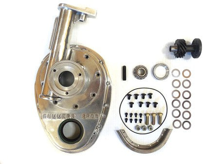 FRONT MOUNT DISTRIBUTOR DRIVE WITH FUEL INJECTION PUMP DRIVE