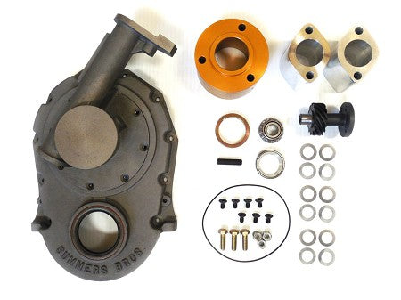 FRONT MOUNT DISTRIBUTOR DRIVE: WATER PUMP & CRANK PULLY SPACER