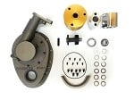Water pump crank pulley spacer kit with bolts for small block Chevrolet