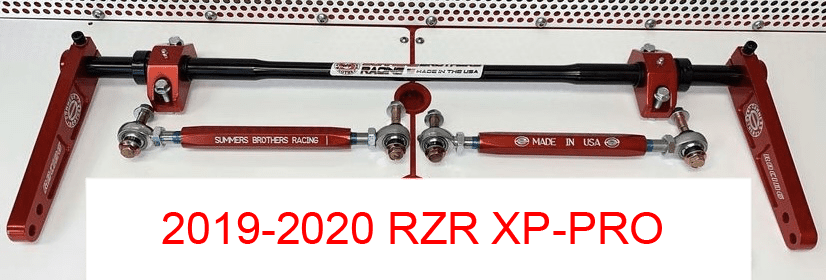 HEAVY DUTY SWAY BAR KIT: 2019-2020 RZR PRO-XP